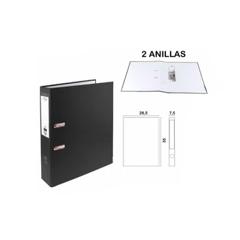

1ud file folder 2 rings size folio for a 4 paper without leaves office school supplies