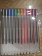 Lote de 12 bolígrafos creativos de Gel de 0,5mm, 12 colores, marcadores de tinta de color, papelería, estilo de moda, regalo de artículos de oficina