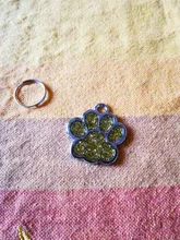 Pendant Pet-Accessories Engraved Dog-Cat-Tags Name-Collar Dog Puppy Paw Personalized