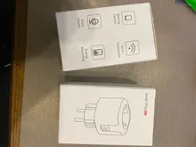 16A UE Tuya alimentación Wifi inteligente enchufe con Monitor de potencia inteligente Wifi en casa inalámbrica enchufe a través de vida inteligente APP funciona con Alexa