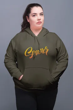 

Angemiel Wear Summer Green Women 'S Hooded Sweatshirt