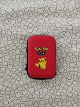 50 tarjetas de capacidad de disco duro caso titular de la tarjeta de Pokemon Pikachu juego tarjetas marcadores de libros titular de tarjetas de Pokemon Gx MEGA