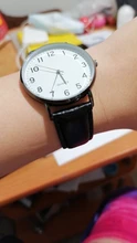 Relojes de negocios con esfera grande para mujer, reloj de pulsera de cuarzo de cuero informal con número claro, el mejor regalo para mujer, zegarek damski