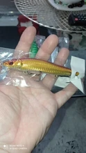 Floating Wobbler Crankbait-Tackle Fishing-Lure Minnow Hard-Bait Treble-Hooks Swimbait