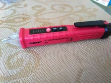 VD802 comprobador de corriente	probador de voltaje voltage meter Detector de voltaje de CA sin contacto medidor probador 12 V-1000 v estilo de pluma indicador eléctrico LED salida tensión de Dectetor Sensor con