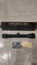 BU 3-9x40 Riflescope caza francotirador Rifle alcance caza ámbitos cañones Rifle al aire libre retícula vista alcance