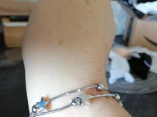 NEHZY-pulsera de plata de ley 925 para mujer, joyería de moda de alta calidad, pulsera simple cuadrada retro de 20CM de longitud