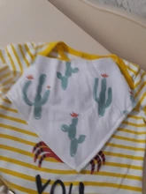 100% de bebé de algodón orgánico de baberos Bandana bebé Baberos alimentación Baberos para babeando y dentición suave y absorbente babero Unisex bebé Baberos