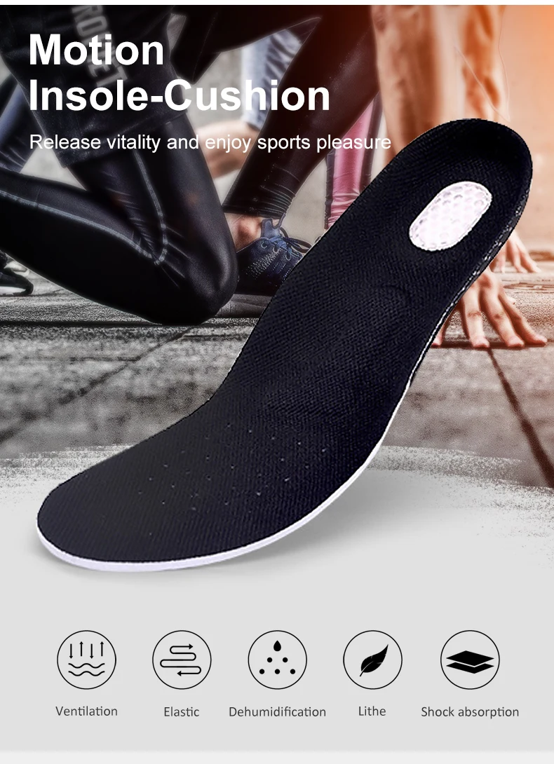 Cuttable Orthotic Arch Support Insoles