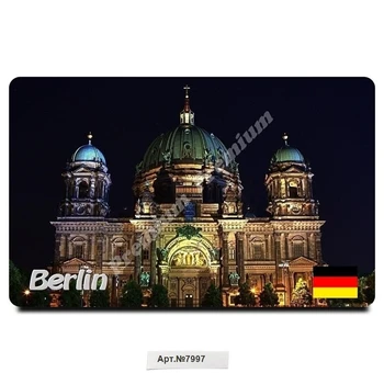 

Souvenir. Vinyl magnet "Berlin", Germany, (dimensions: 54x86mm). Free shipping.