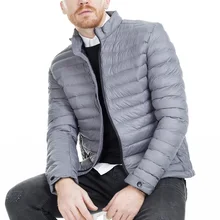 Buratti вертикально воротник Slim Fit Надувное пальто Мужское пальто 55618V5015