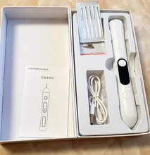 9 engranajes bolígrafo de Plasma láser Etiqueta de piel de Topo removedor de pecas verruga tatuaje mancha removedor multifunción LCD herramienta de belleza