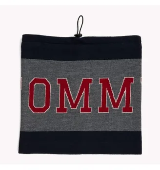 

TOMMY NECK WARMER scarf Navy blue men