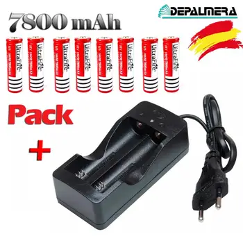 

DEPALMERA | 18650 DOUBLE 220V CHARGER PACK AND RECHARGEABLE BATTERIES 18650 7800mAh LI-ION 3,7V, BATTERY, BATTERIES, RECHARGEABL