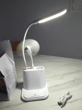 Desk-Lamp Bedside Dimming-Adjustment Study Bedroom Reading Living-Room Rechargeable Children