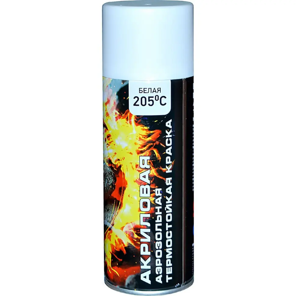 Paint Spray heat resistant white 205 °c, 520 ml afbeelding