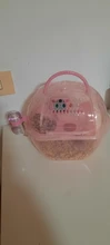 Hamster Cage Mouse House-Equipped-Accessories Transparent Plastic Portable New-Style