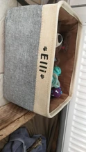 Caja de almacenamiento personalizada para mascotas, cestas de almacenamiento para perro, ropa, juguetes para perros, sin olor, impresión gratuita, nombre de Perro con pata bonita