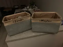 Personalized Dog Toy Basket No Smell Storage Box Free Print Name Storage Baskets For