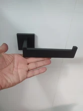Robe Hook Paper-Holder Towel Rail-Bar-Rack Bar-Shelf Bathroom-Hardware-Set Black Ce Tissue