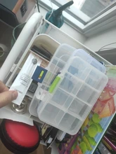 Tool-Box Part-Container Craft-Organizer Screws Fishing-Storage-Box Plastic Case Small