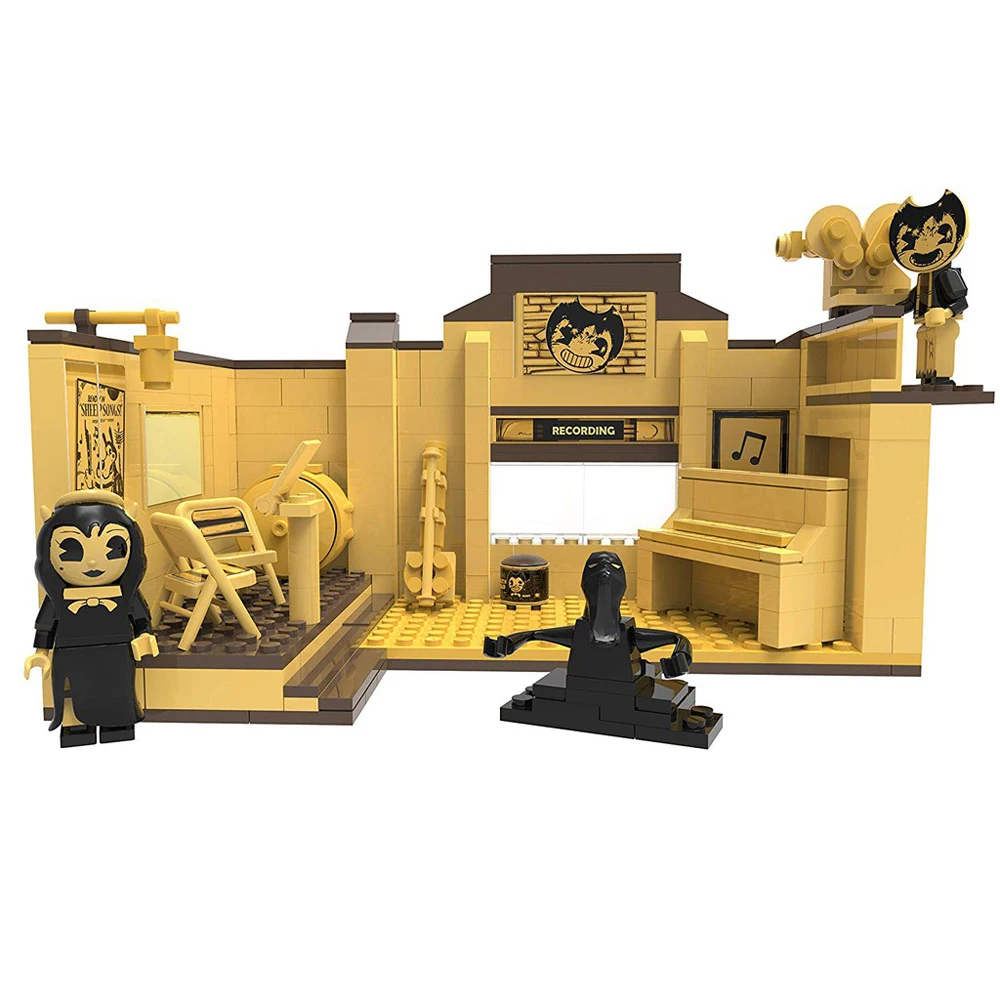 Конструктор Место действия Комната(Bendy and The Ink Machine- Room Scene) 265 деталей Phatmojo 6229
