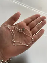 17KM-tobillera de corazón con cuentas de Color plateado para mujer y niña, tobilleras multicapas doradas, pulsera Vintage para pie, joyería para playa 2021