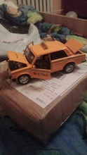 1/32-Diecast Taxi-Model Alloy-Toys Metal Car Russian-Lada Children with Gift-Box/openable