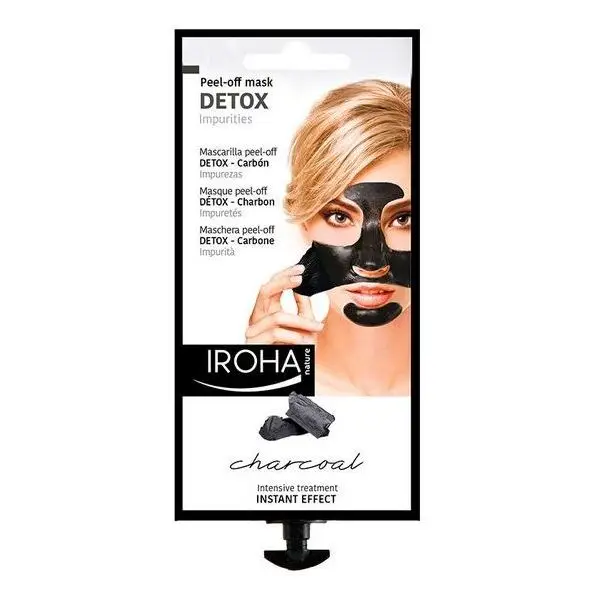 Очищающая маска Detox уголь черный Iroha