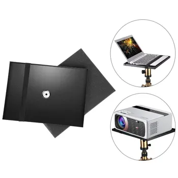 

Laptop Notebook Pallet Projector Big Tray Holder for 1/4" to 3/8" Screw Tripod Stand Mount Widely Use in Stage/Outdoor for CP600