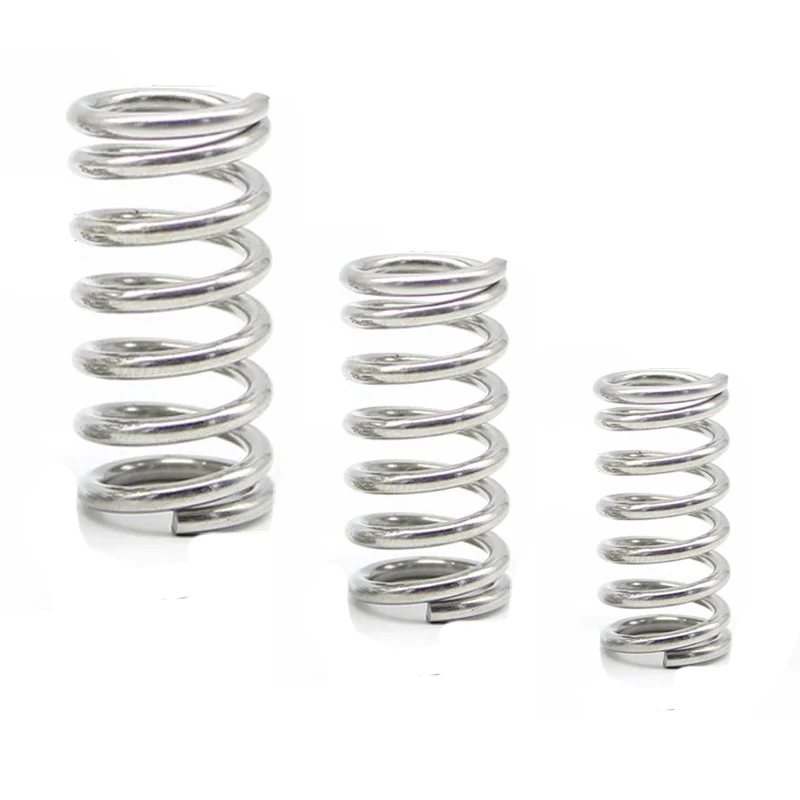 Compression Springs 10pcs Wire Diameter 0.3-0.8mm Stainless Steel Micro Small Compression Spring OD