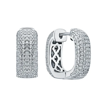 

Silver earrings with cubic zirconia sunlight sample 925