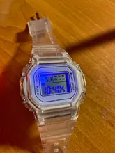 Reloj digital vintage para hombres y mujeres, pulsera con pantalla led electrónica de oro y plata para militares, en color negro, ideal para deportes y regalo