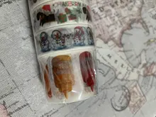 30mm de ancho Vintage hemisferio mapa época gótica Washi cinta DIY japonés Cactus decorativo planificador de colección de recortes cinta adhesiva