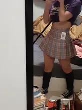 Falda estilo pijo plisada a cuadros para mujer, minifalda de verano, Escuela Japonesa, Kawaii