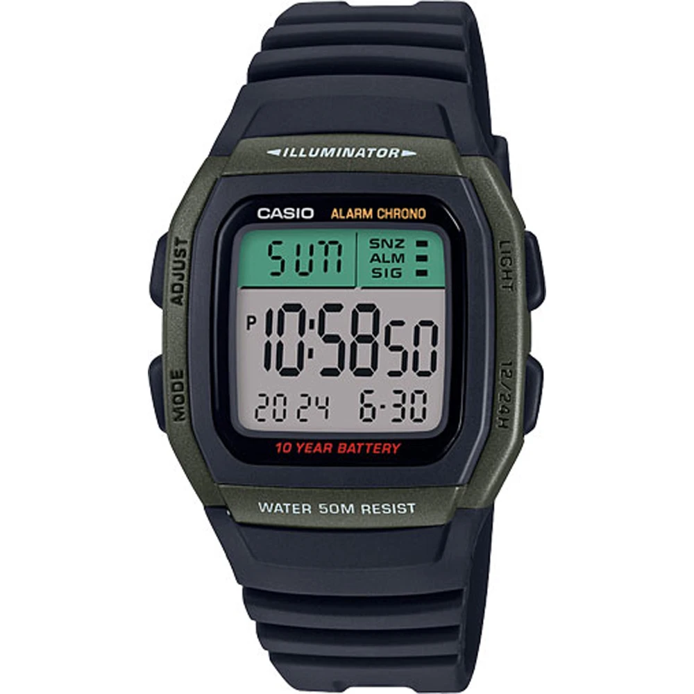 Наручные часы Casio W 96H 3AVEF мужские цифровые|Цифровые часы| |