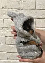 Fleece Pet Dog Clothes Winter Warm Dog Coat Jacket for Dogs Hoodie Soft French Bulldog