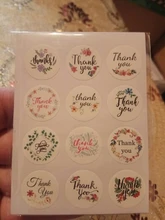 Paper Label-Sticker Stationery Envelope-Seal Wrapping-Cards Flower Business-Gift Multifunctional