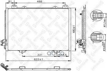 

10-45009-sx _ = ns94285 = ms5232 = gr925140 = vl817252 = bh7401024 [2108300270]! Radiator endmb 2.0-3.0d 95-02 stellox art. 10-45009-sx