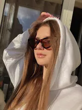 Gafas De Sol con forma De ojo De gato para mujer, anteojos De Sol femeninos con diseño De ojo De gato, Triangular, pequeños, Retro, a la moda, con UV400