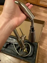 Grifos de plata de un solo tirador para cocina, grifo mezclador de agua giratorio de un solo orificio, 360 grados, 408906