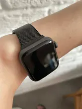 Correa Milanesa para Apple Watch, banda de 44mm y 40mm para iWatch de 38mm y 42mm, accesorios para Apple watch serie 3 4 5 6 se