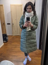 Coat Long-Jacket Double-Sided-Down Winter Women Parkas Snow-Outwear Fitaylor Warm Plus-Size