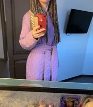 Winter Coat Parkas Long-Jacket Thin Toppies Autumn Womens Plaid Argyle Belt Double-Breasted-Belt