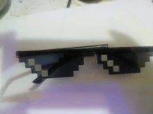 Gafas de sol Retro de 8 bits para hombre y mujer, lentes de sol pixeladas MLG, ropa de marca, Thug Life, para fiesta, de mosaico, UV400, 2020