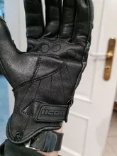 Guantes de motocicleta unisex de cuero y carbón para invierno, guantes de moto para hombre y mujer, para motocross, ATV