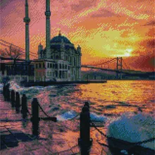 Алмазная мозаика APK 33059 Вечерний залив 40*50 Эксклюзив