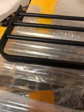 Hanger Organizer Towel-Holder Shower-Rack Bathroom-Accessories Folding Black Aluminum