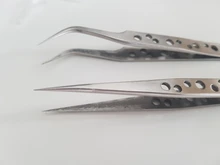 Hand-Tools-Sets Forceps Industrial-Tweezers Phone-Repair Anti-Static Curved Stainless