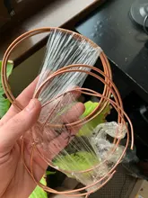 Tubo de cobre para aire acondicionado, tubo suave de 2mm ~ 19mm, bobina de cobre 99.9% T2